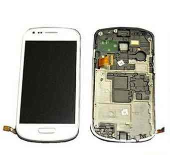 Repuesto Pantalla Lcd Touch Frame Marco Samsung Galaxy S3 Mini I8190 Blanco